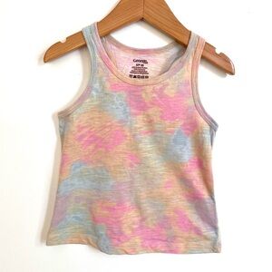 4/$20💥Pastel Sunrise Tie Dye Look Tank Top, Racerback with Wider Straps